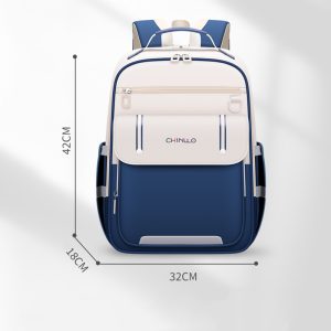Simple Student Schoolbag 1-6 Grade Light Load Large