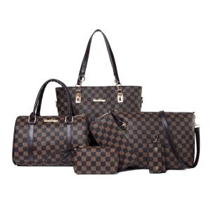 2025New Fashion PU Handbag Six-piece Sets Slung Handbags