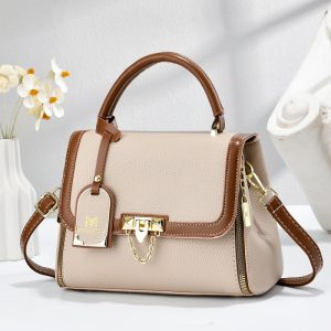 Trendy Casual Plaid Small Leather Crossbody Bag Waterproof