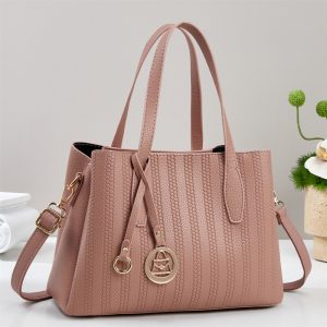 Design Women's Handbag High Quality PU Leather Embossed