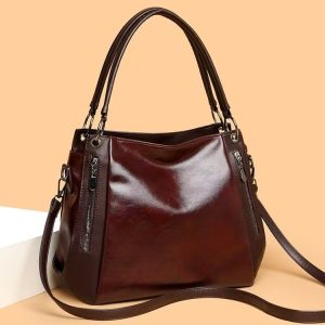 Soft PU Leather Retro Design Simple Elegant and Large