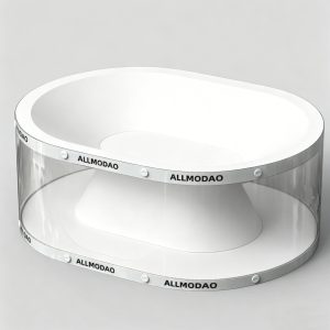 Double Layer Transparent Tunnel Cat Scratcher Bed