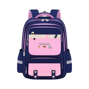 Fashion British Style School Bag Students Reduce Load ridge