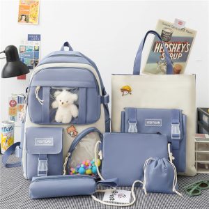 Large Capacity Casual Backpack Student Schoolbag Travel Bag