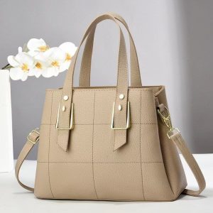 Luxury Women Casual Tote Bags PU Large Capacity Water