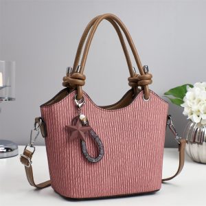 Women's Bag Solid Color Pattern Bag Suitable for All Kinds