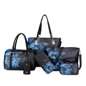 High Quality Girls' Casual Tote 2- Piece Bag Color-Matching