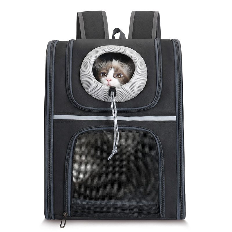 Cat & Dog Carrier Backpack Oxford Cloth PVC Net Breathable