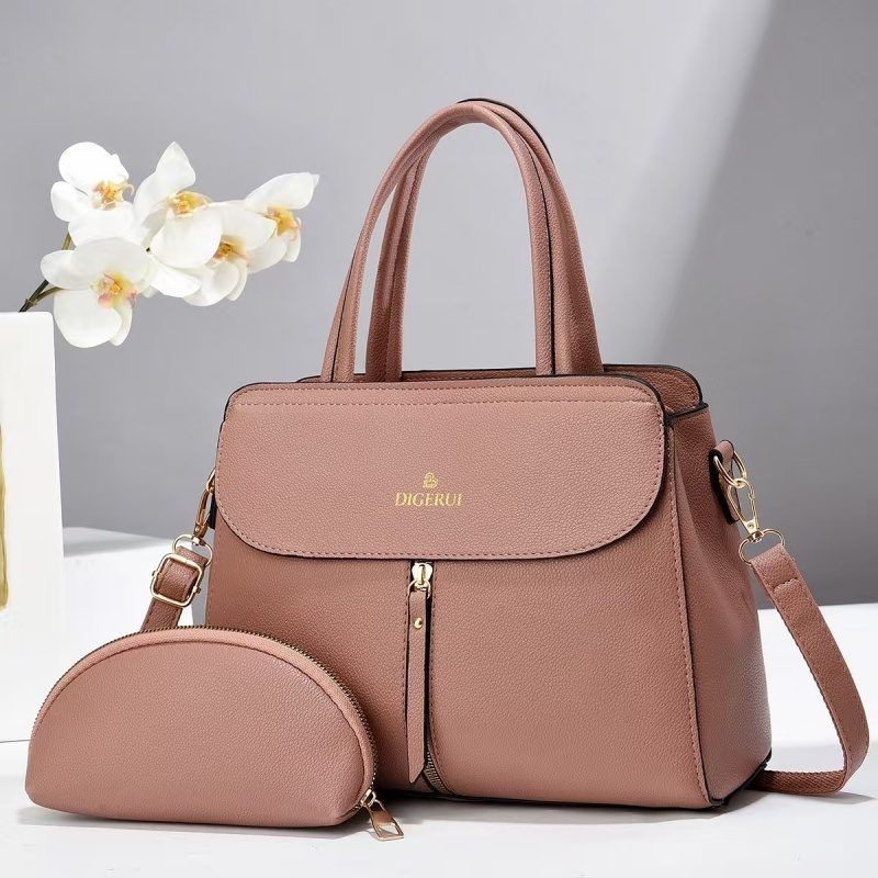 Large Capacity PU Ladies Handbag Women's Shoulder Bag