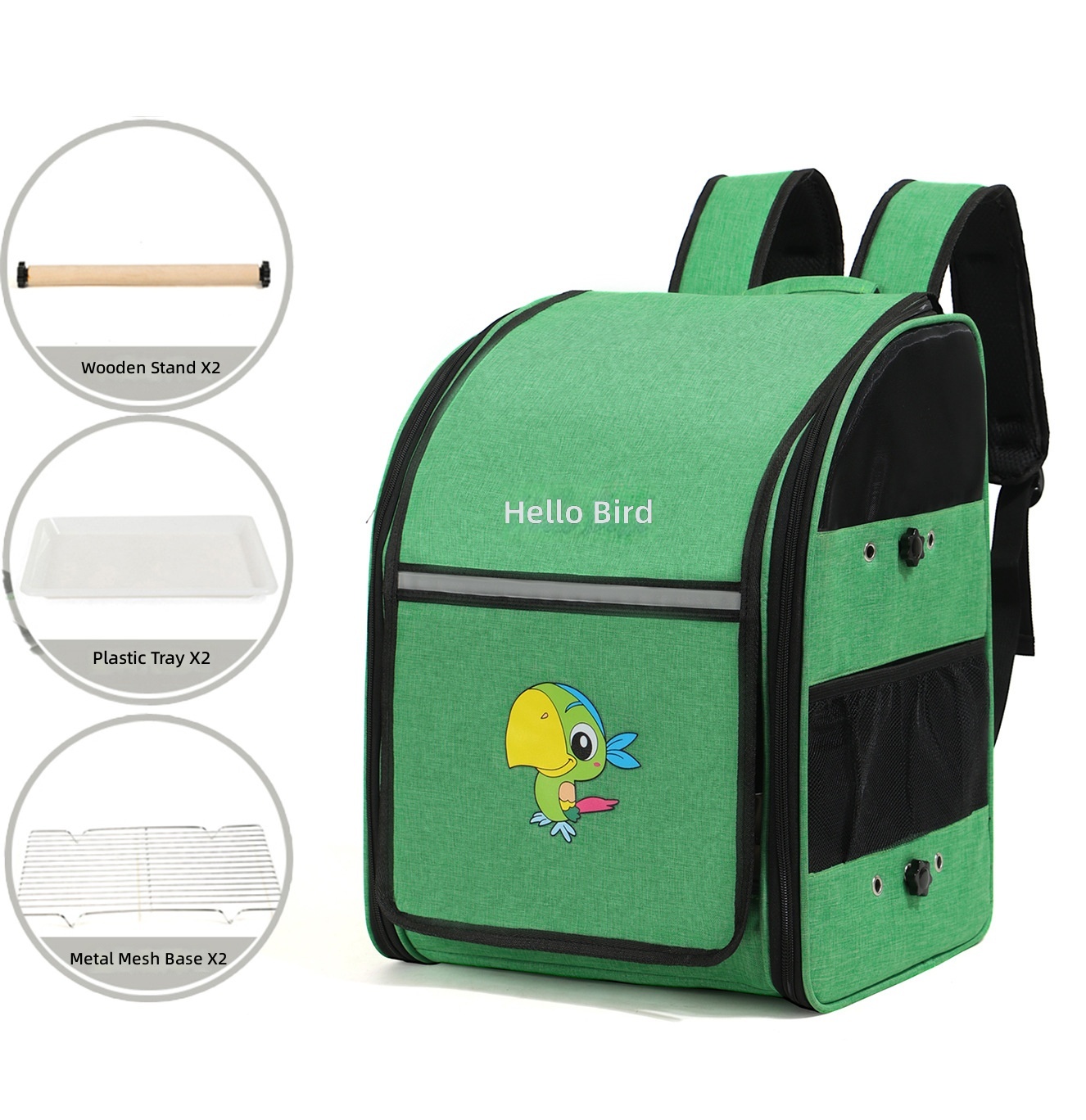 Hello Bird Bag Small Sun Cockatiel Budgie Double-Layer