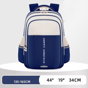 Trend Color School Bag Multi-layer Easy Storage Scratch