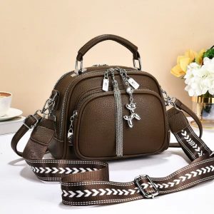 Fashionable Mini Satchel Bag Messenger bag PU Leather