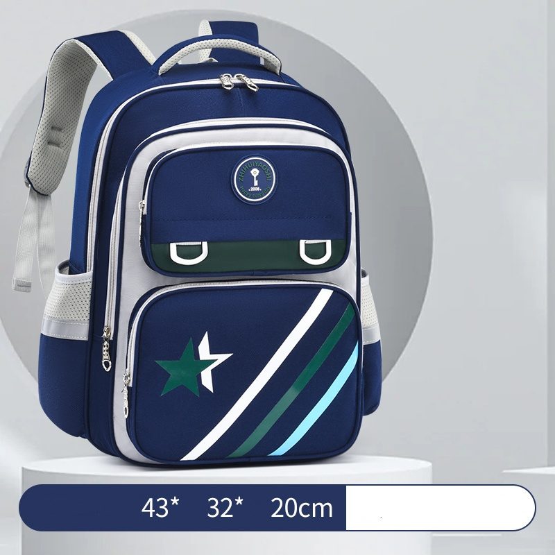 Fashion Schoolbag 1-6 Grade Load Reduction Large Capacity