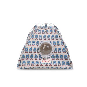 Moorpet Small Pet Tent House Cartoon Style Triangle Shape