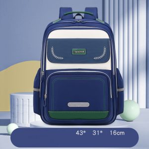 Fashion British Style School Bag 1-6 Grade Load protection