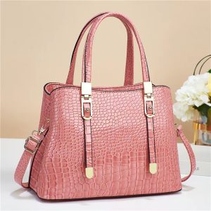 Popular Ladies Casual Tote Bag with Zipper Closure