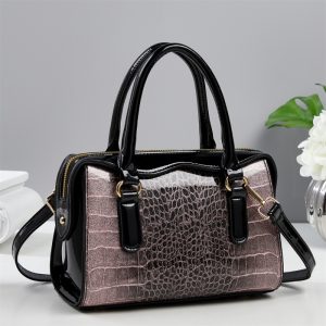 Crocodile Pattern Sparkling High Beauty Design Simple