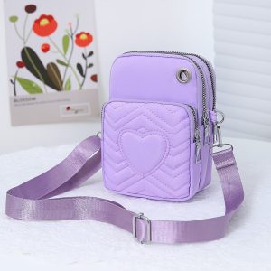 Solid Color Heart Shape Press Pattern Fashion High Grade