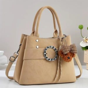 Fashion Elegant Large Capacity Tote Shoulder Bag Rhinestone