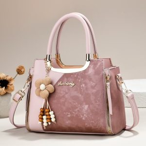 Fashion Women's Tote Bag Large Capacity PU Leather Handbag