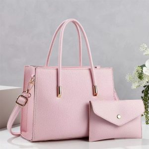 Fashion Elegant Solid Color PU Waterproof Lightweight