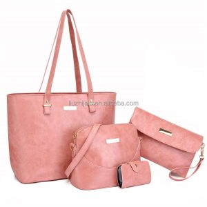 Shoulder Bag Women's Large Capacity Bag Retro Tote Bag Set