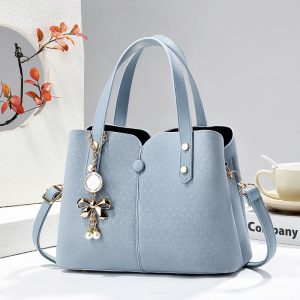 Solid Color Fashion Handbags Crossbody Strap for Daily