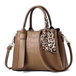 Adornment Crocodile Grain Large Capacity PU Leather