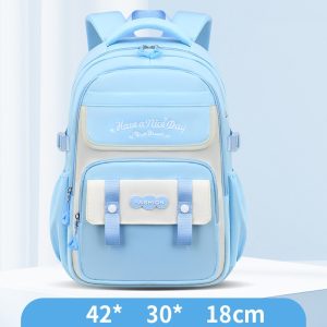 Fashion Simple Schoolbag Students Large Capacity Reduce