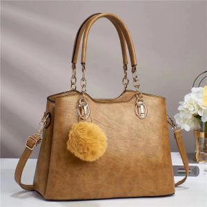 Solid Color Simple and Versatile Large Capacity Fashionable