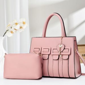 Fashion Shoulders Bags Large Capacity Set Bags 2 in 1