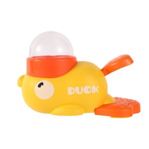 Style Plastic Yellow Duck Automatic Feeder Smart
