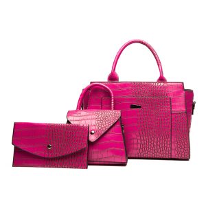 Trendy Handbag Three Piece Set Colorful High Quality