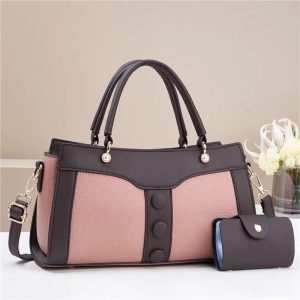 Women's Fashionable PU Crossbody Shoulder Bag Large