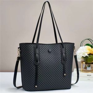 Trendy High-End Other Casual Tote Bag with Zipper Closure