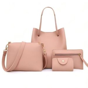 Spring Wholesale Cheap Promotional Pu Leather Hand Bag Sets