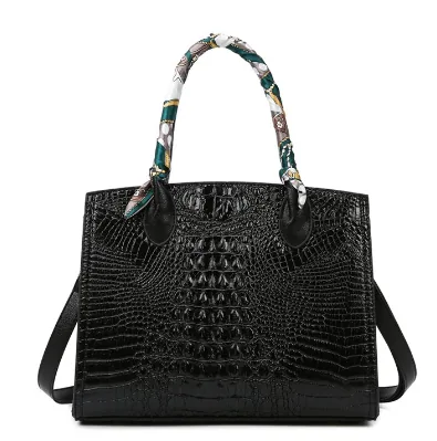 Latest Fashion Design Sense  Crocodile Pattern Handbag Suitable for Commuting and Outgoing  Handbag