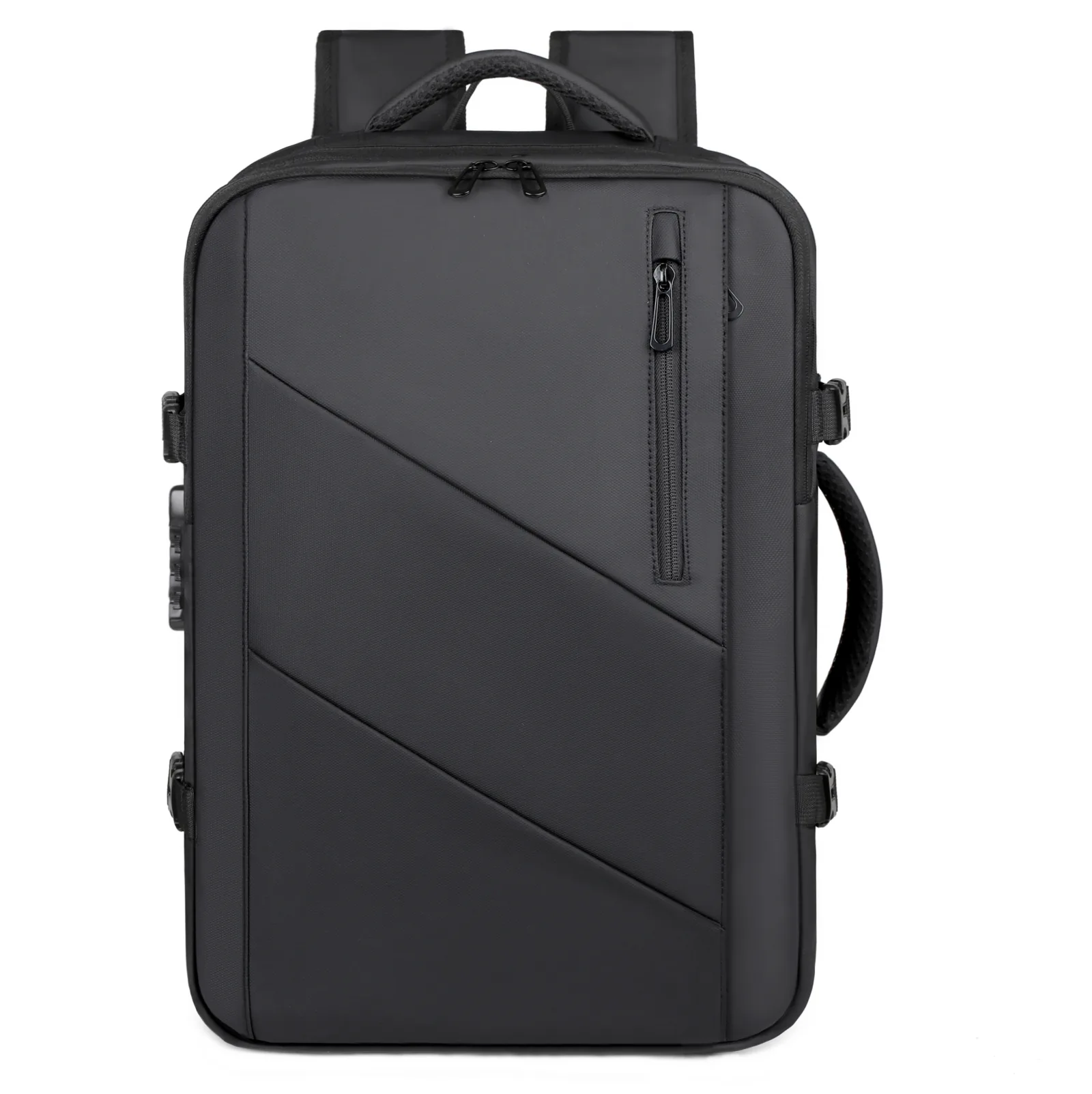 New Fashion Solid Color Leisure Backpack Large Capacity Easy Storage Multi-function Computer Bag Portable Travel Bag