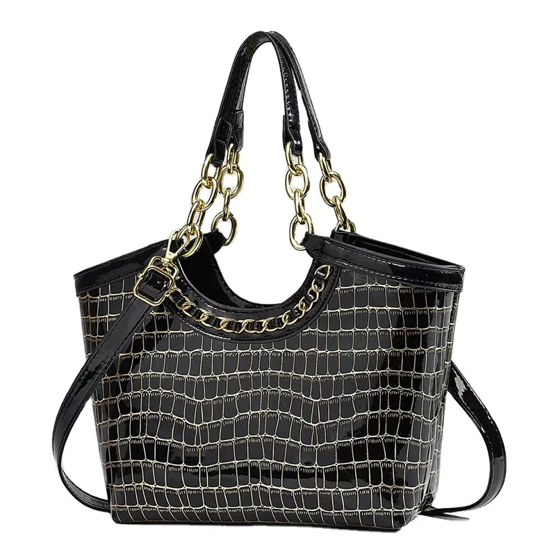 New Retro Versatile Large Capacity Fashionable Elegant and Simple Elegance Casual Women's Shoulder Bags