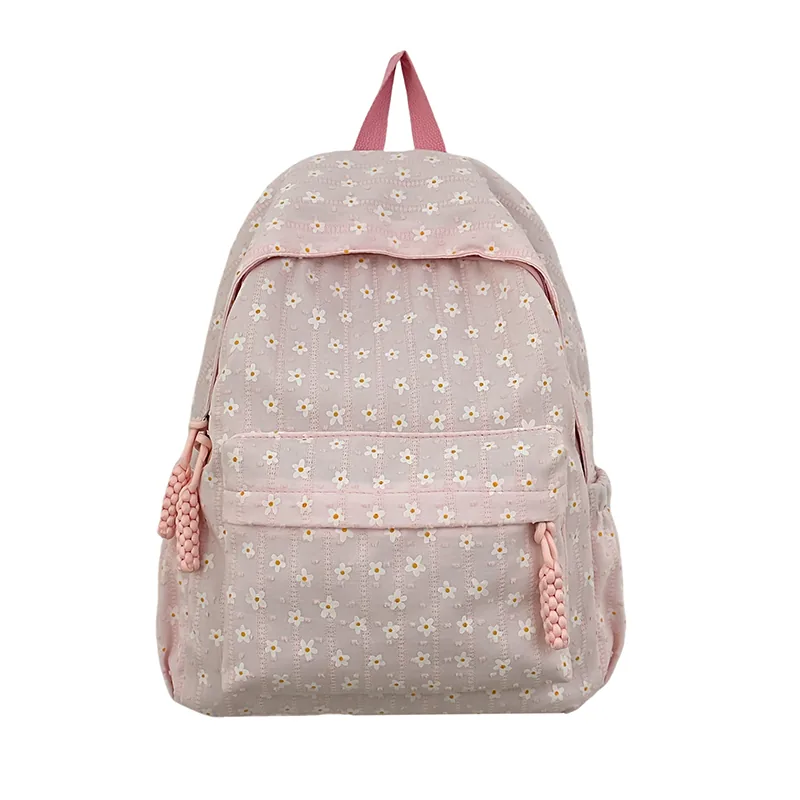 Wholesale of Versatile Backpacks for Students Large Capacity Small Fresh and Cute College Style Backpacks 729
