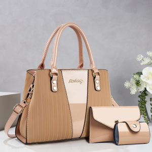 Elegant Fashion PU Waterproof Portable Large Capacity Tote