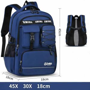 Trend Simple Leisure Backpack Multi-layer Easy to