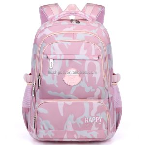 Fashion Waterproof School Backpack for Kids with Zipper