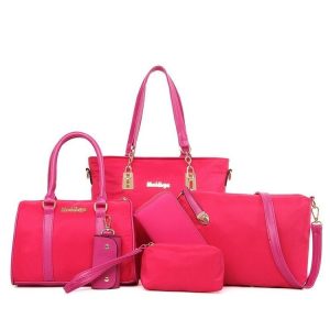 High Quality Girls' Casual Tote 2- Piece Bag Color-Matching