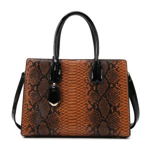 Bateli Customized High Quality PU Leather Envelope Tote