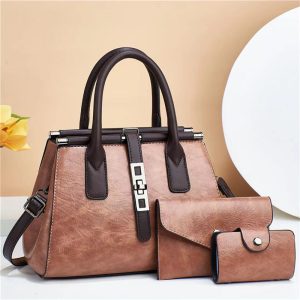 Spring Solid Color Pu Leather Female Crossbody Bags Fashion