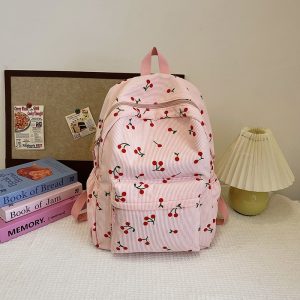 Simple Style Casual Large Capacity Backpack for College