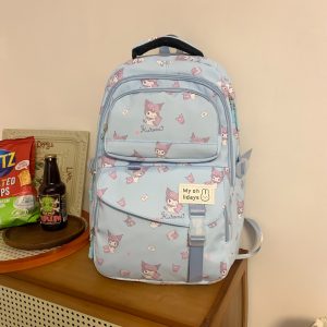 Backpack CContrast Color Large Capacity Travel Backpack